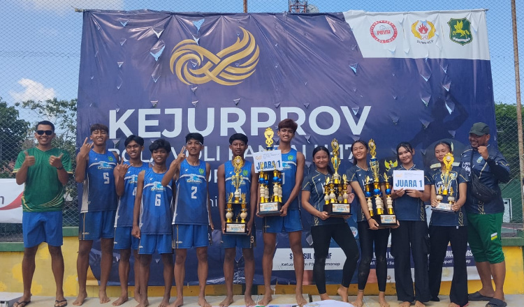 Sidoarjo Sapu Bersih Gelar Kejurprov Voli Pantai U-17 Jawa Timur di Sumenep